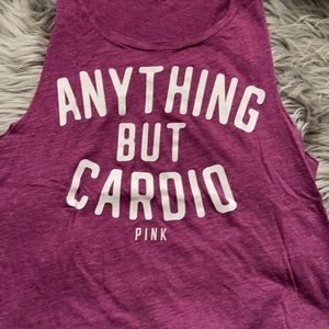 “Anything but cardio” muscle tee